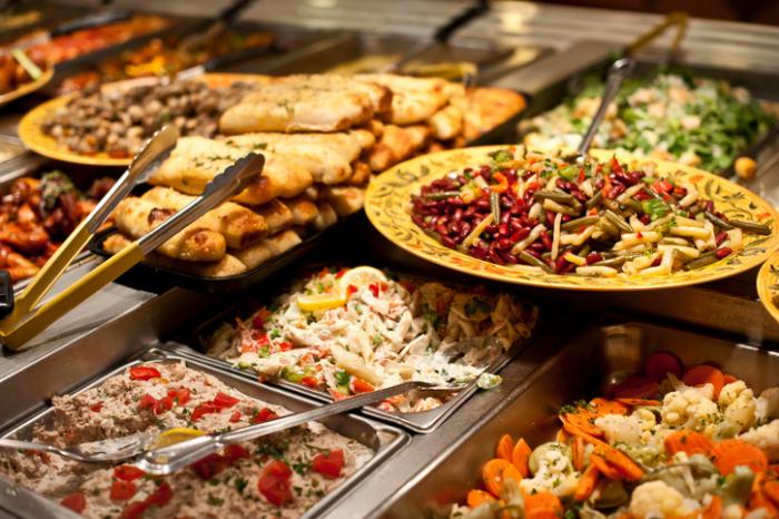delicious buffet foods
